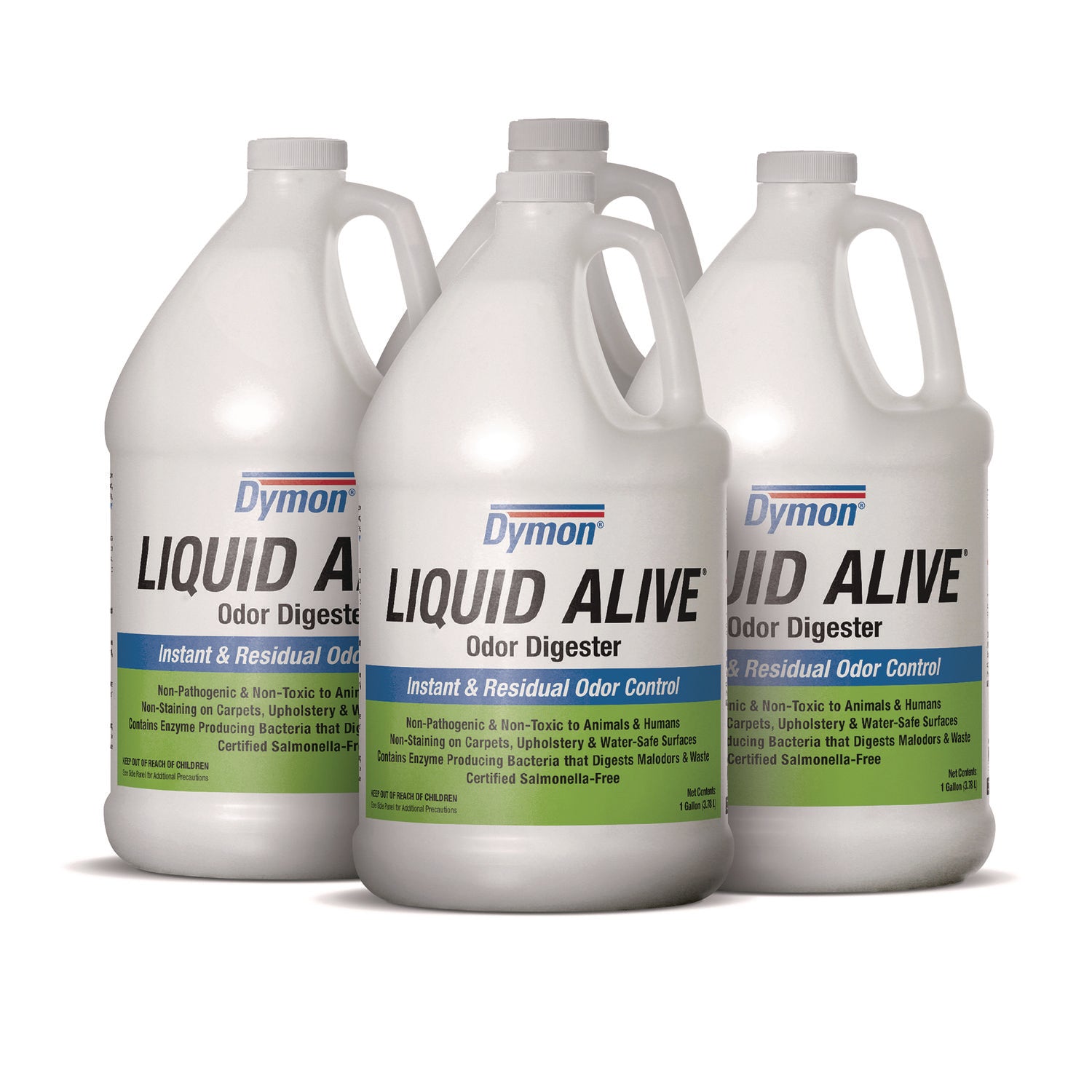LIQUID ALIVE Odor Digester, 1 gal Bottle, 4/Carton