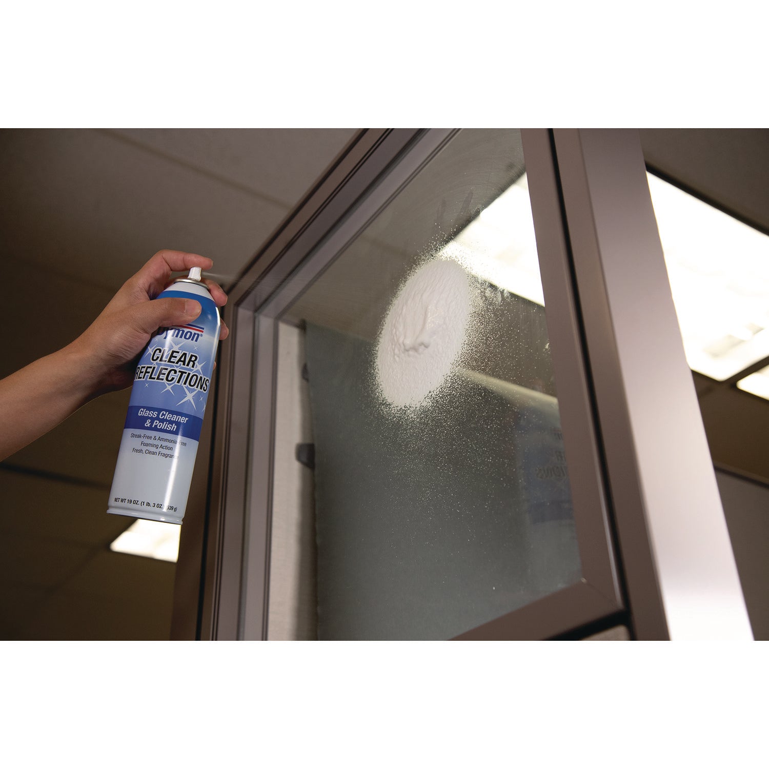 Clear Reflections Mirror and Glass Cleaner, 20 oz Aerosol Spray, 12/Carton