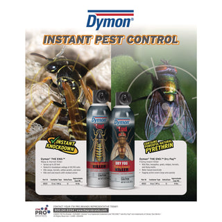 THE END. Dry Fog Flying Insect Killer, 14 oz Aerosol Spray, 12/Carton