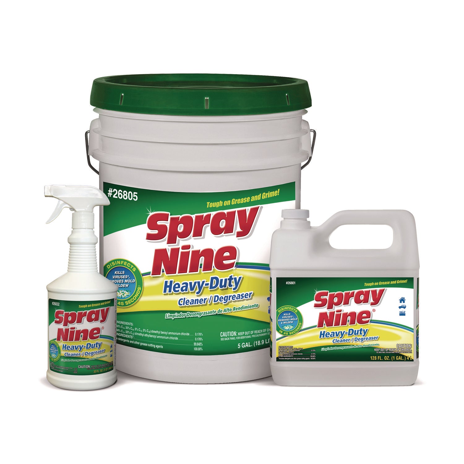 Spray Nine Multipurpose Cleaner & Disinfectant, Sold as 1 Carton