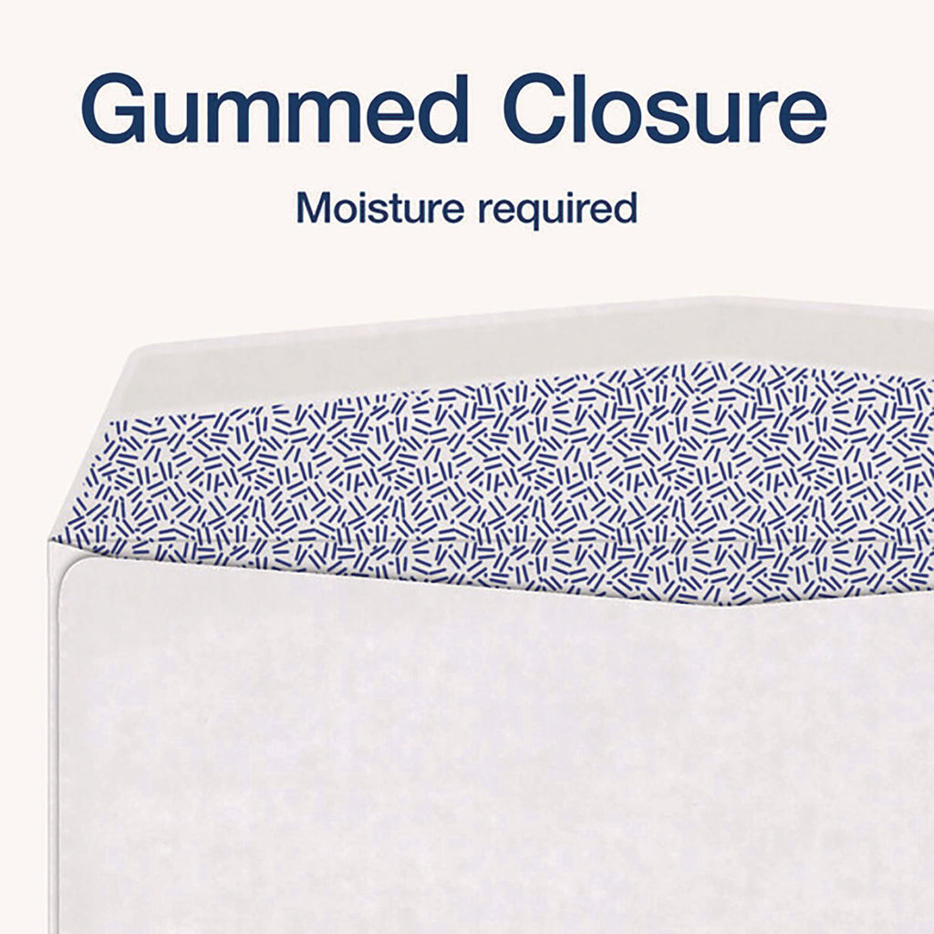 W-2 Laser Double Window Envelope, Commercial Flap, Gummed Closure, 5.63 x 9, White, 24/Pack