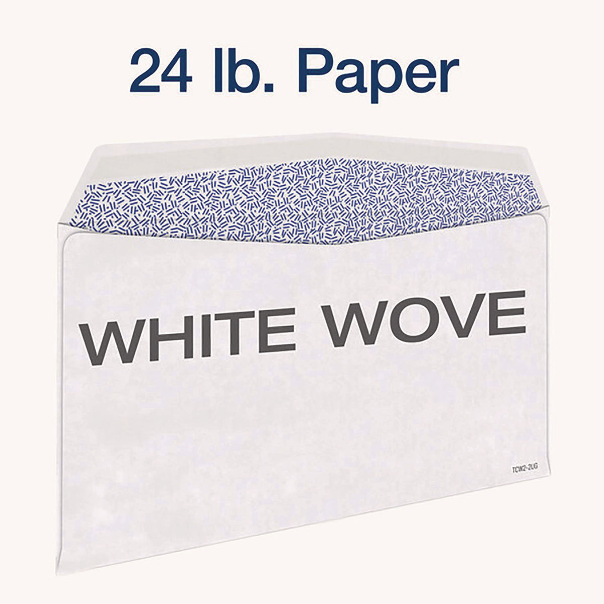 W-2 Laser Double Window Envelope, Commercial Flap, Gummed Closure, 5.63 x 9, White, 24/Pack