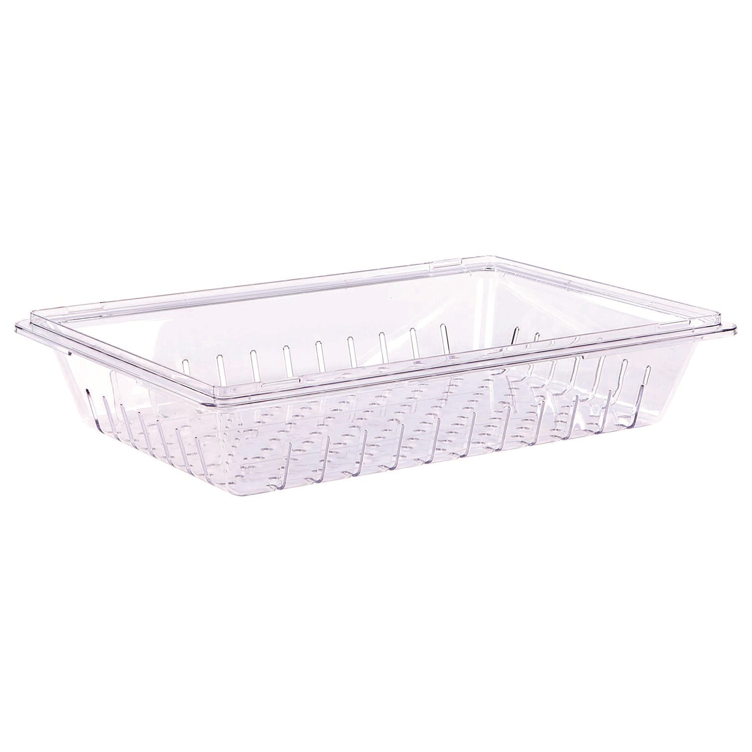 FOOD-BOX-COLANDER-18X26- CLR(1)PCARB CLEAR