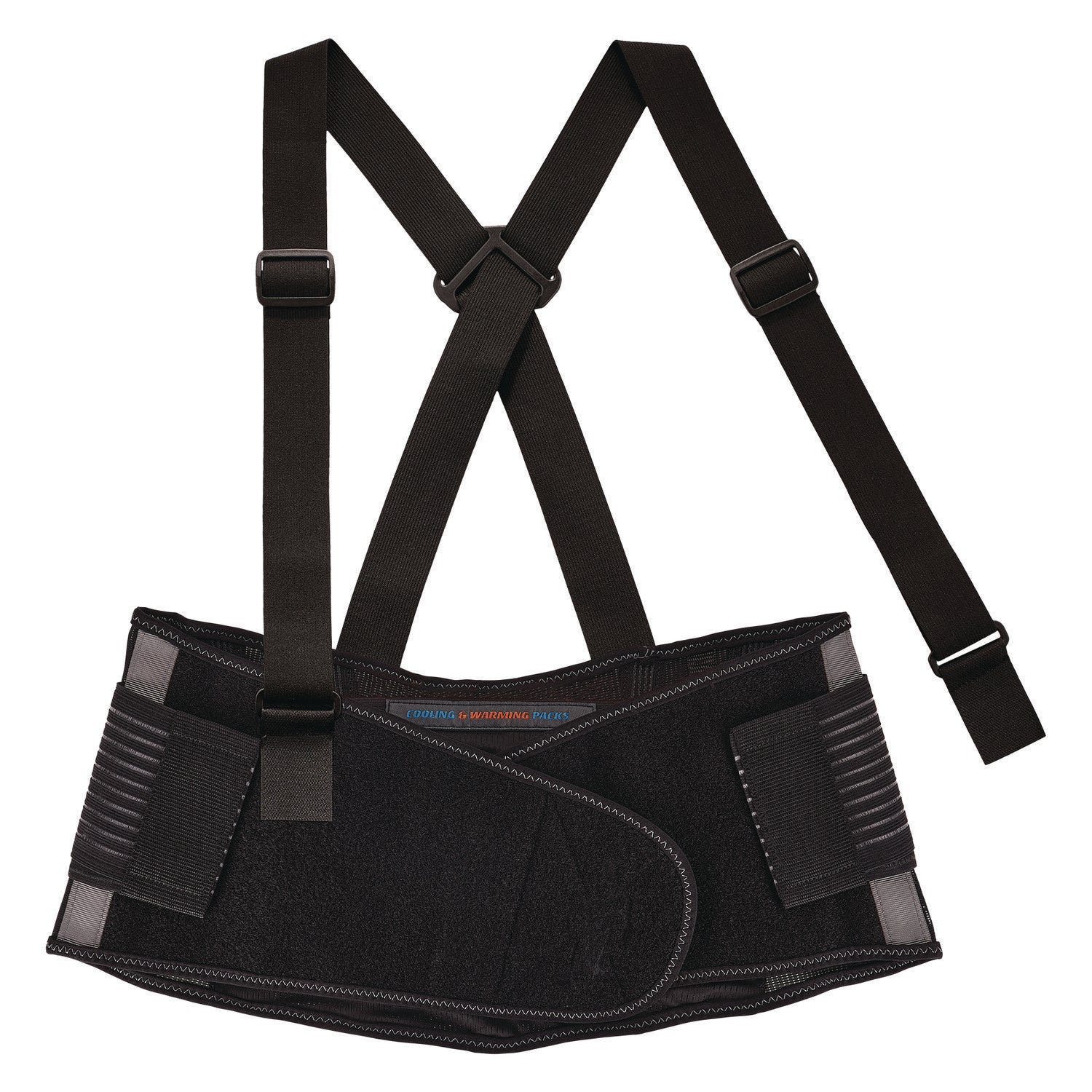 Proflex 1675 Back Support Brace with Cooling/Warming Pack, Large, 34" to 38" Waist, Black, Ships in 1-3 Business Days