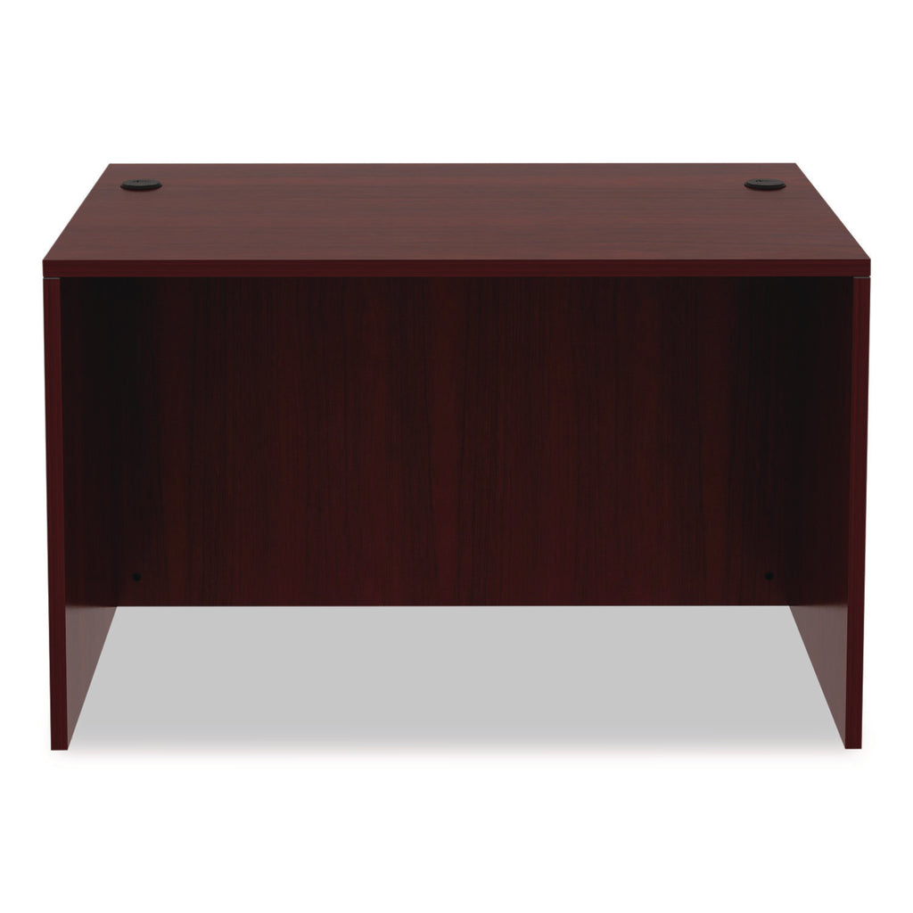 Alera Valencia Series Straight Front Desk Shell, 47.25" x 29.5" x 29.63", Mahogany