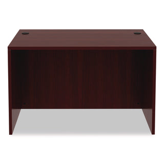 Alera Valencia Series Straight Front Desk Shell, 47.25" x 29.5" x 29.63", Mahogany