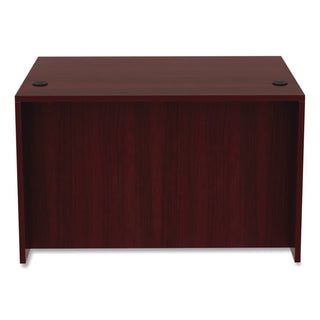 Alera Valencia Series Straight Front Desk Shell, 47.25" x 29.5" x 29.63", Mahogany