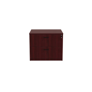 Alera Valencia Series Lateral File, 2 Legal/Letter-Size File Drawers, Mahogany, 34" x 22.75" x 29.5