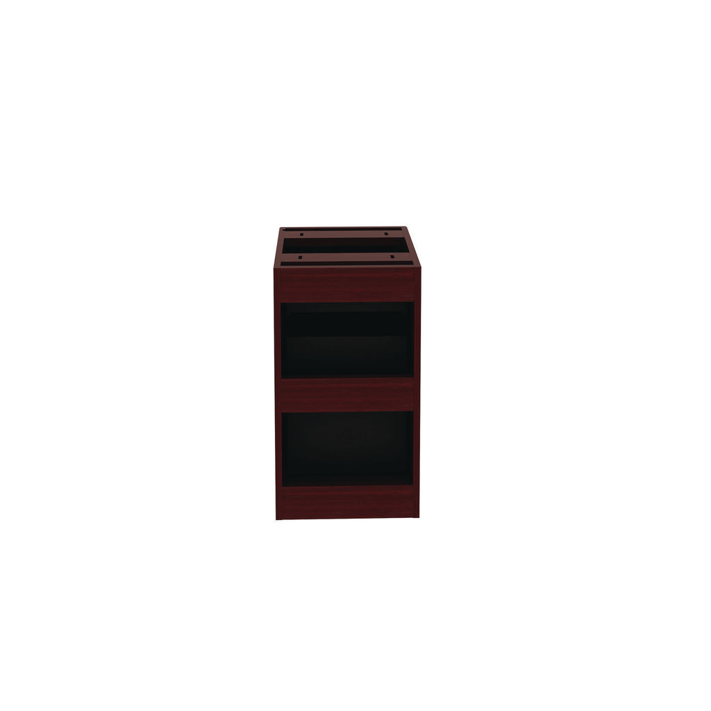 Alera Valencia Series Full Pedestal File, Left/Right, 3-Drawers: Box/Box/File, Legal/Letter, Mahogany, 15.63" x 20.5" x 28.5