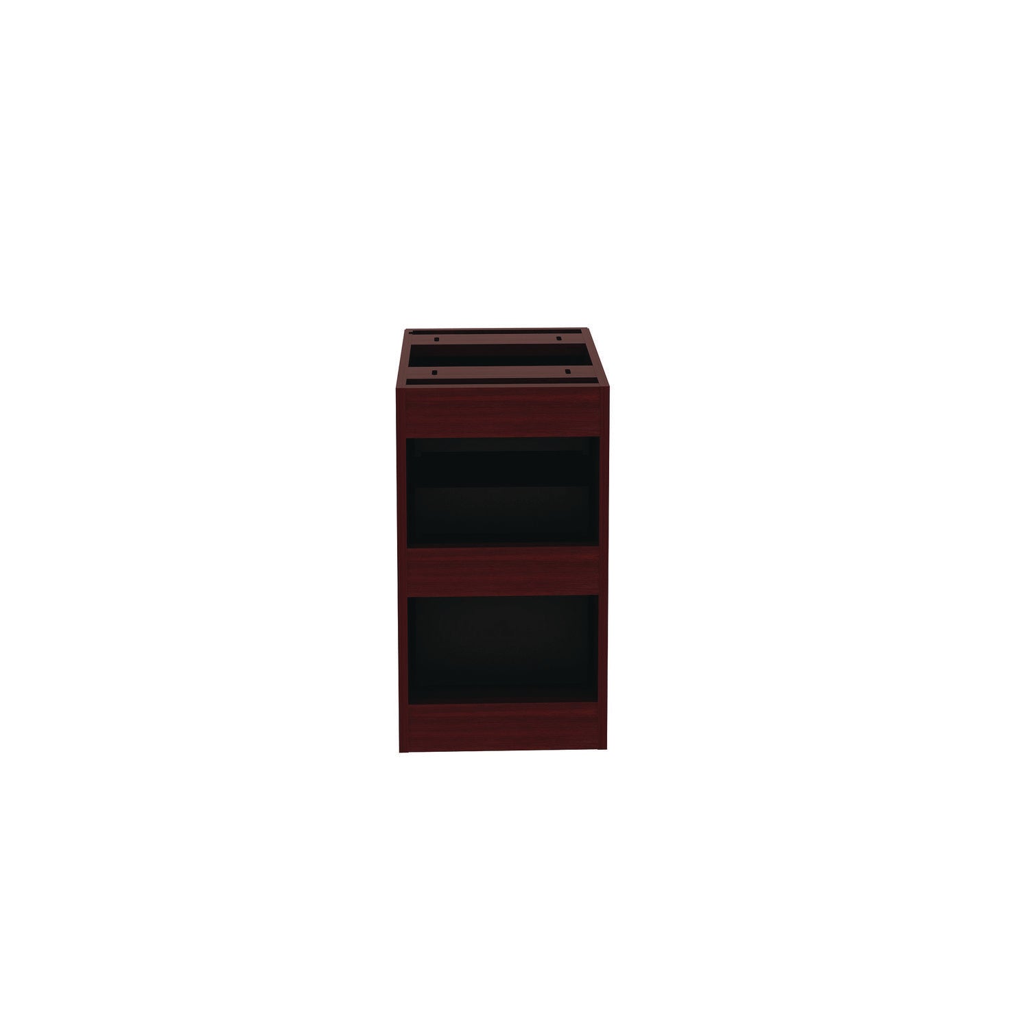 Alera Valencia Series Full Pedestal File, Left/Right, 3-Drawers: Box/Box/File, Legal/Letter, Mahogany, 15.63" x 20.5" x 28.5