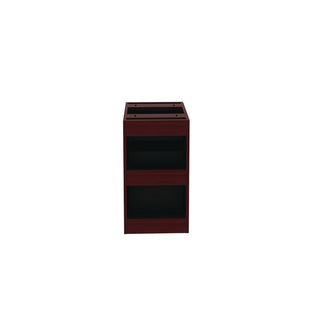 Alera Valencia Series Full Pedestal File, Left/Right, 3-Drawers: Box/Box/File, Legal/Letter, Mahogany, 15.63" x 20.5" x 28.5
