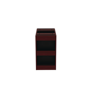 Alera Valencia Series Full Pedestal File, Left or Right, 2 Legal/Letter-Size File Drawers, Mahogany, 15.63" x 20.5" x 28.5