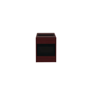 Alera Valencia Series Hanging Pedestal File, Left/Right, 2-Drawers: Box/File, Legal/Letter, Mahogany, 15.63" x 20.5" x 19.25