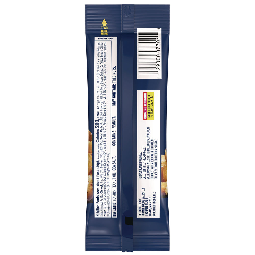 Salted Peanuts, 1.75 oz, 12/Box