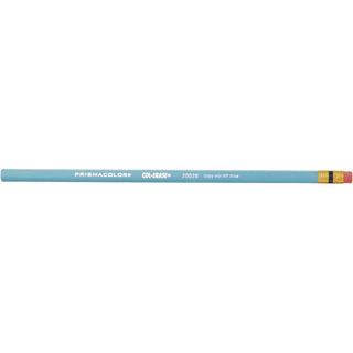 Col-Erase Pencil With Eraser, 0.7 Mm, 2b (#1), Non-Photo Blue Lead, Non-Photo Blue Barrel, Dozen