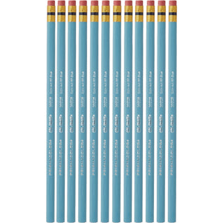 Col-Erase Pencil With Eraser, 0.7 Mm, 2b (#1), Non-Photo Blue Lead, Non-Photo Blue Barrel, Dozen
