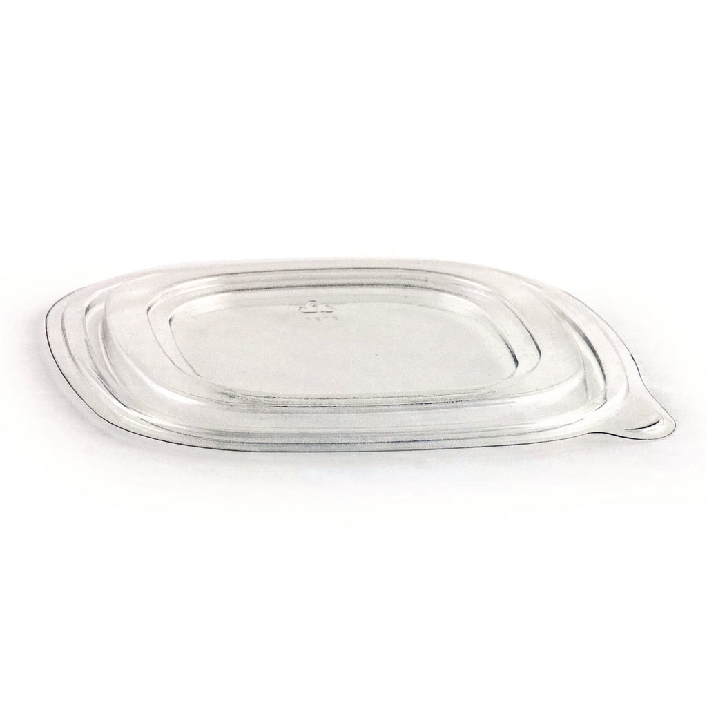 Lid,8",Square Flat,Clr