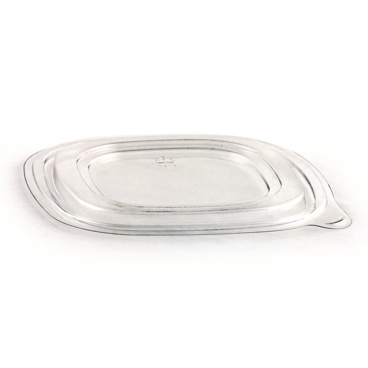 Lid,8",Square Flat,Clr