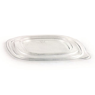 Lid,8",Square Flat,Clr