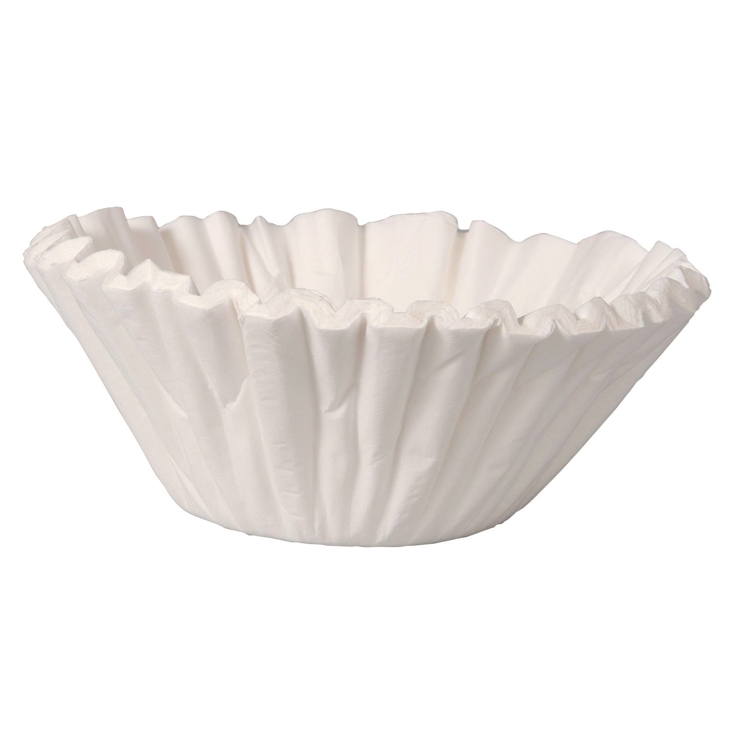 Coffee/Tea Brewer Dual Purpose Filters, 1.5 gal Urn Style, Flat Bottom, 50/Cluster, 10 Clusters/Carton