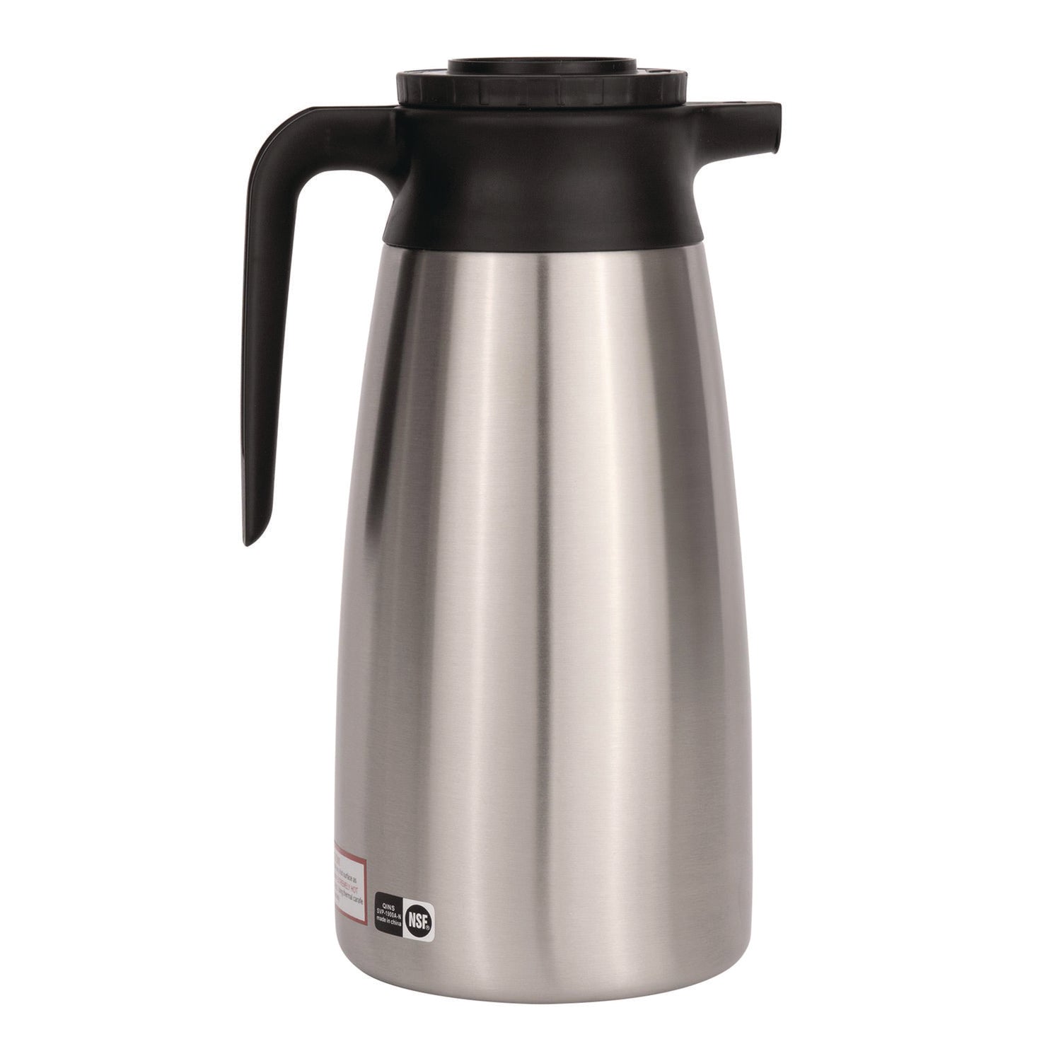 1.9 Liter Thermal Pitcher, Stainless Steel/Black