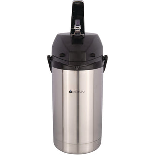 3 Liter Lever Action Airpot, Stainless Steel/Black