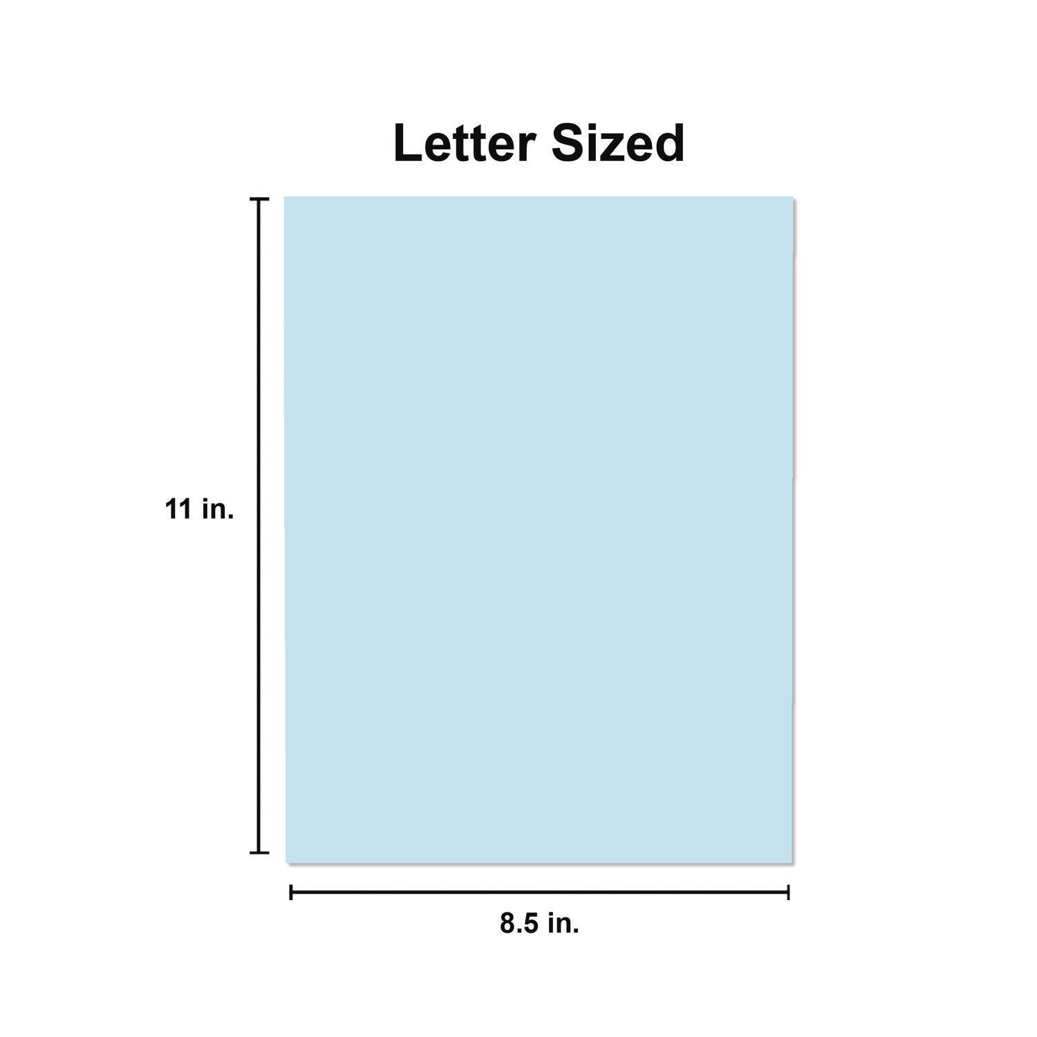 Deluxe Colored Paper, 20 lb Bond Weight, 8.5 x 11, Blue, 500 Sheets/Ream, 10 Reams/Carton