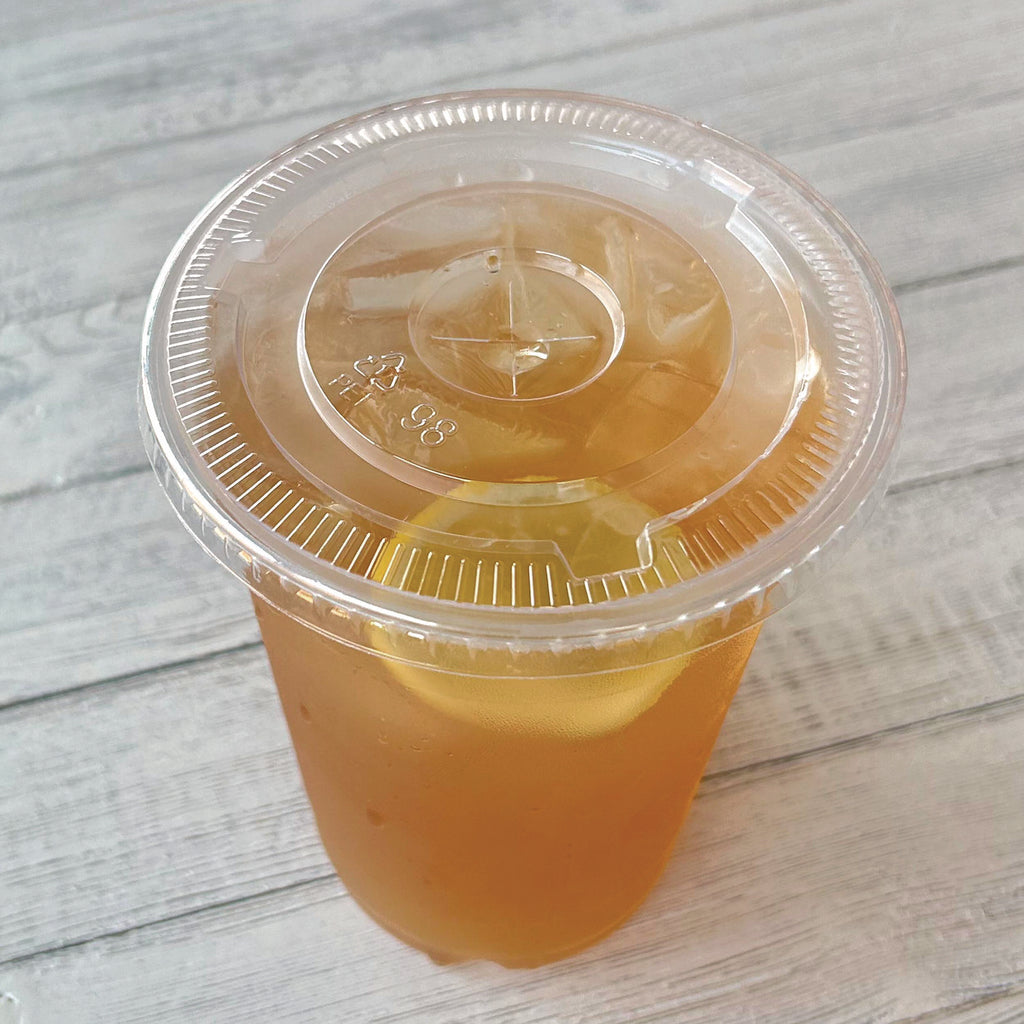 PET Cold Cup Lids, Fits 12 oz Squat and 14 to 24 oz Plastic Cups, Clear, 100/Sleeve, 10 Sleeves/Carton