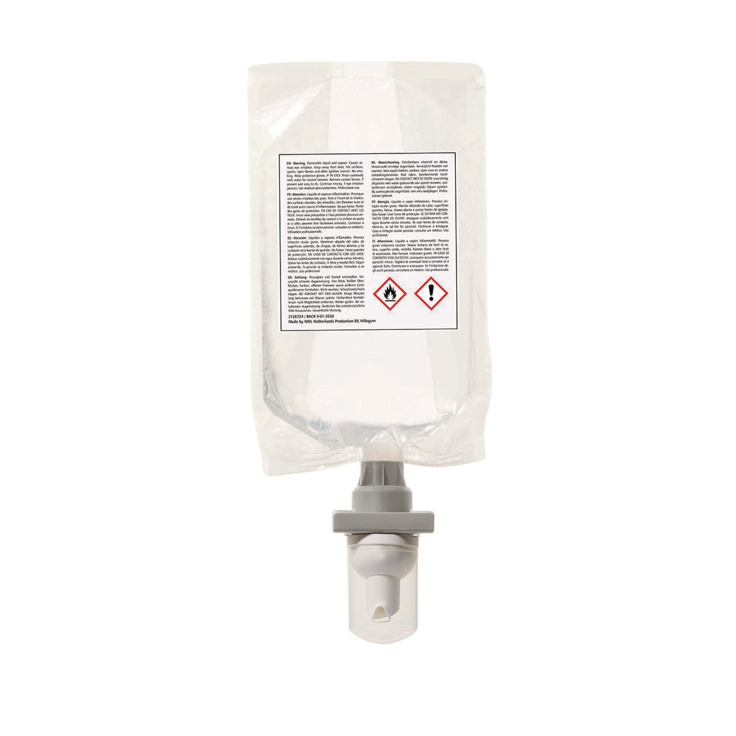 TC Clean Seat Foaming Refill, Unscented, 400mL Box, 12/Carton