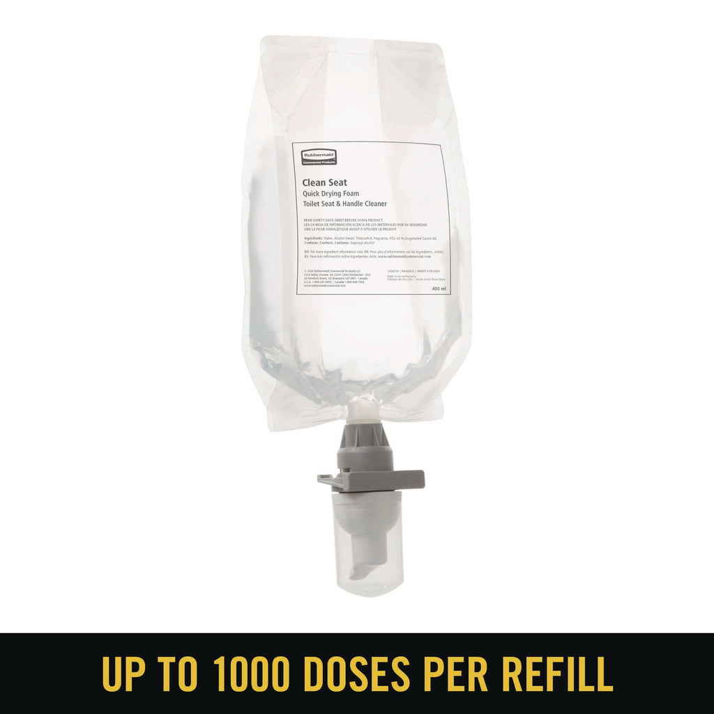 TC Clean Seat Foaming Refill, Unscented, 400mL Box, 12/Carton