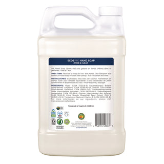 Liquid Hand Soap, Free and Clean Scent, 1 gal Bottle