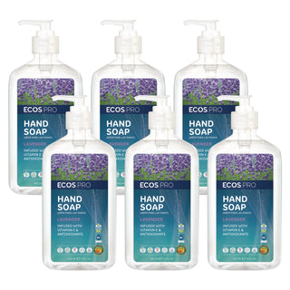 Liquid Hand Soap, Lavender Scent, 17 oz Pump Bottle