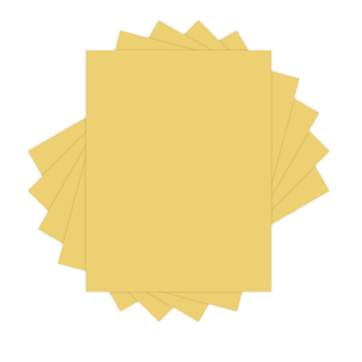 Deluxe Colored Paper, 20 lb Bond Weight, 8.5 x 11, Goldenrod, 500/Ream