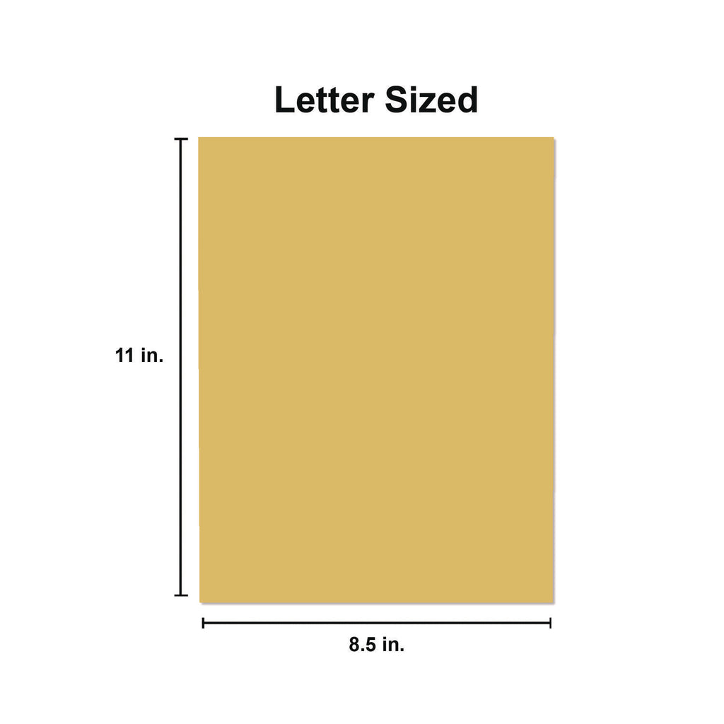 Deluxe Colored Paper, 20 lb Bond Weight, 8.5 x 11, Goldenrod, 500 Sheets/Ream, 10 Reams/Carton
