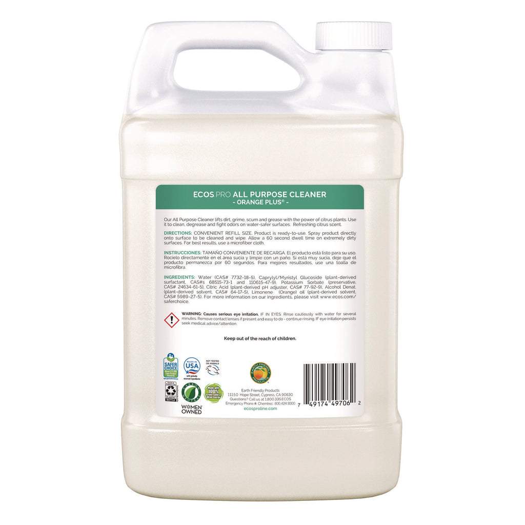 Orange Plus All Purpose Cleaner and Degreaser, Citrus Scent, 1 gal Bottle
