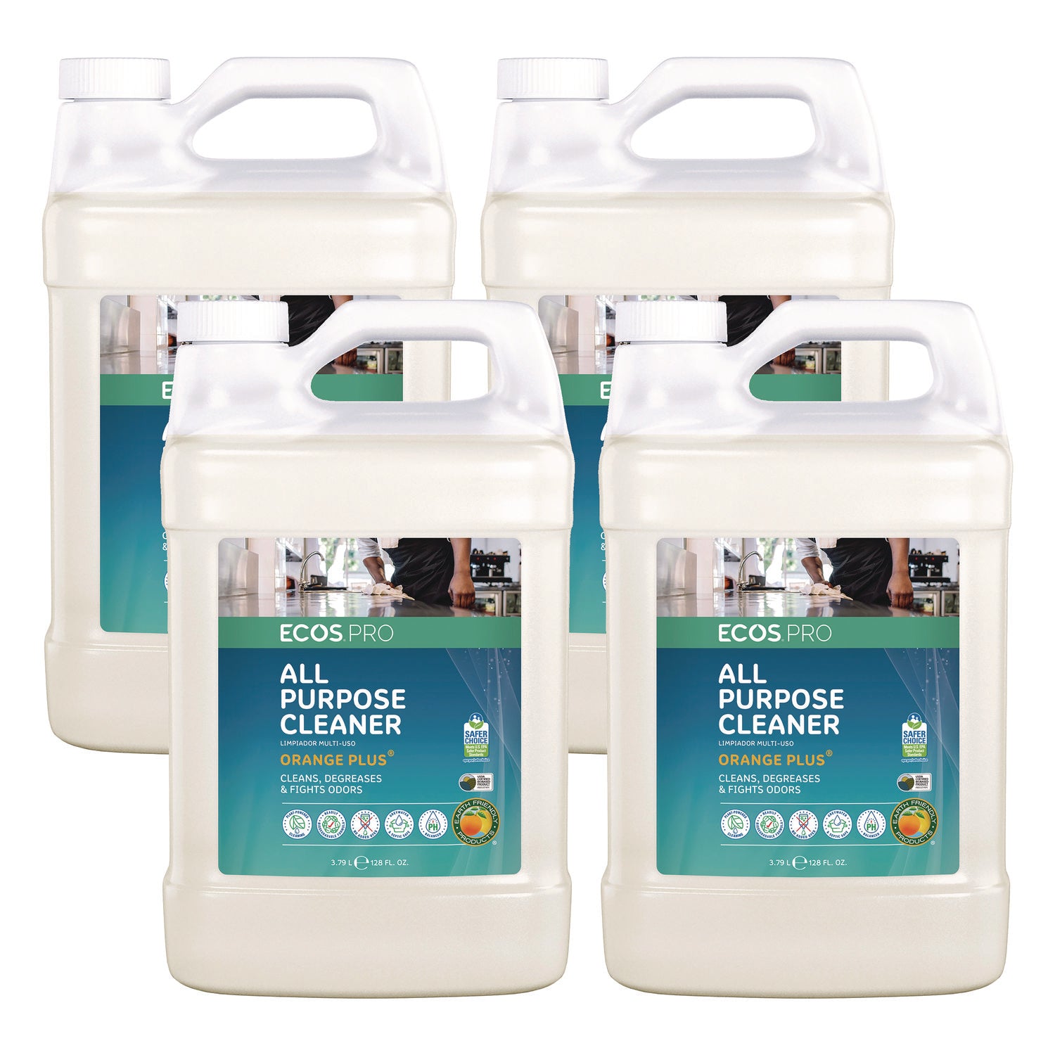 Orange Plus All Purpose Cleaner and Degreaser, Citrus Scent, 1 gal Bottle