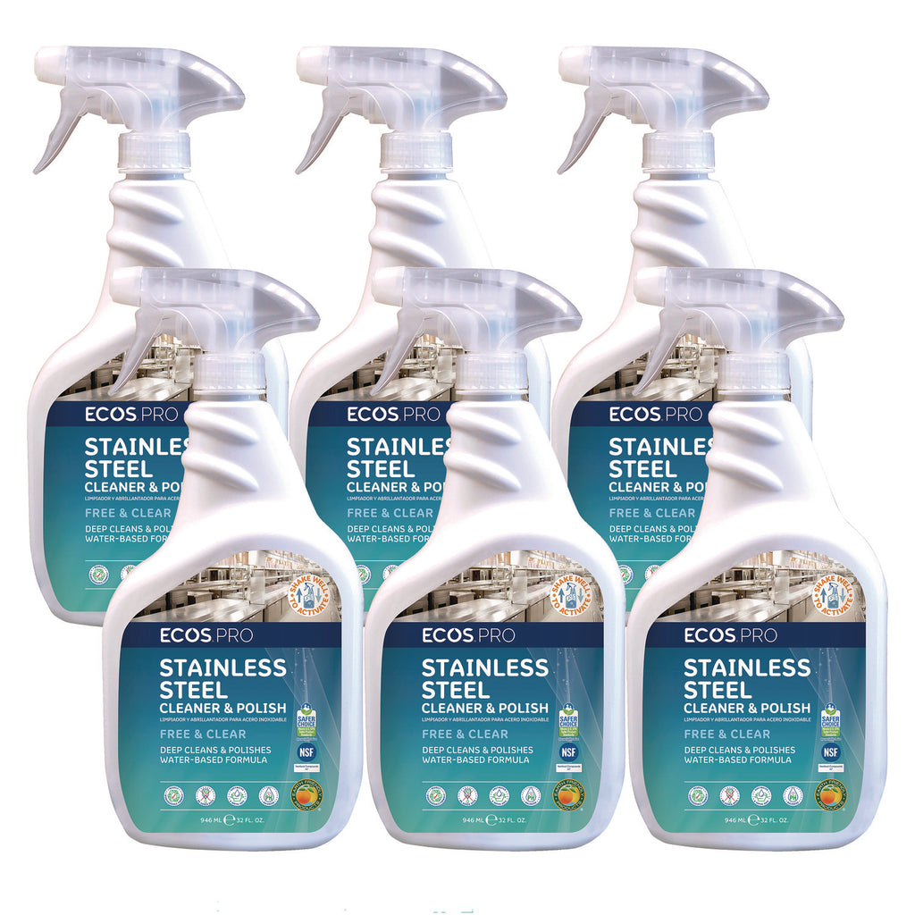 Stainless Steel Cleaner and Polish, 32 oz Spray