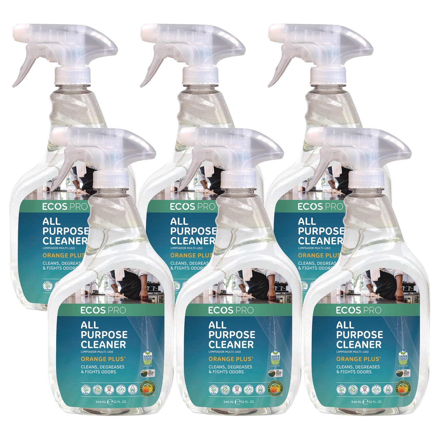 Orange Plus All-Purpose Cleaner and Degreaser, Citrus Scent, 32 oz Spray Bottle