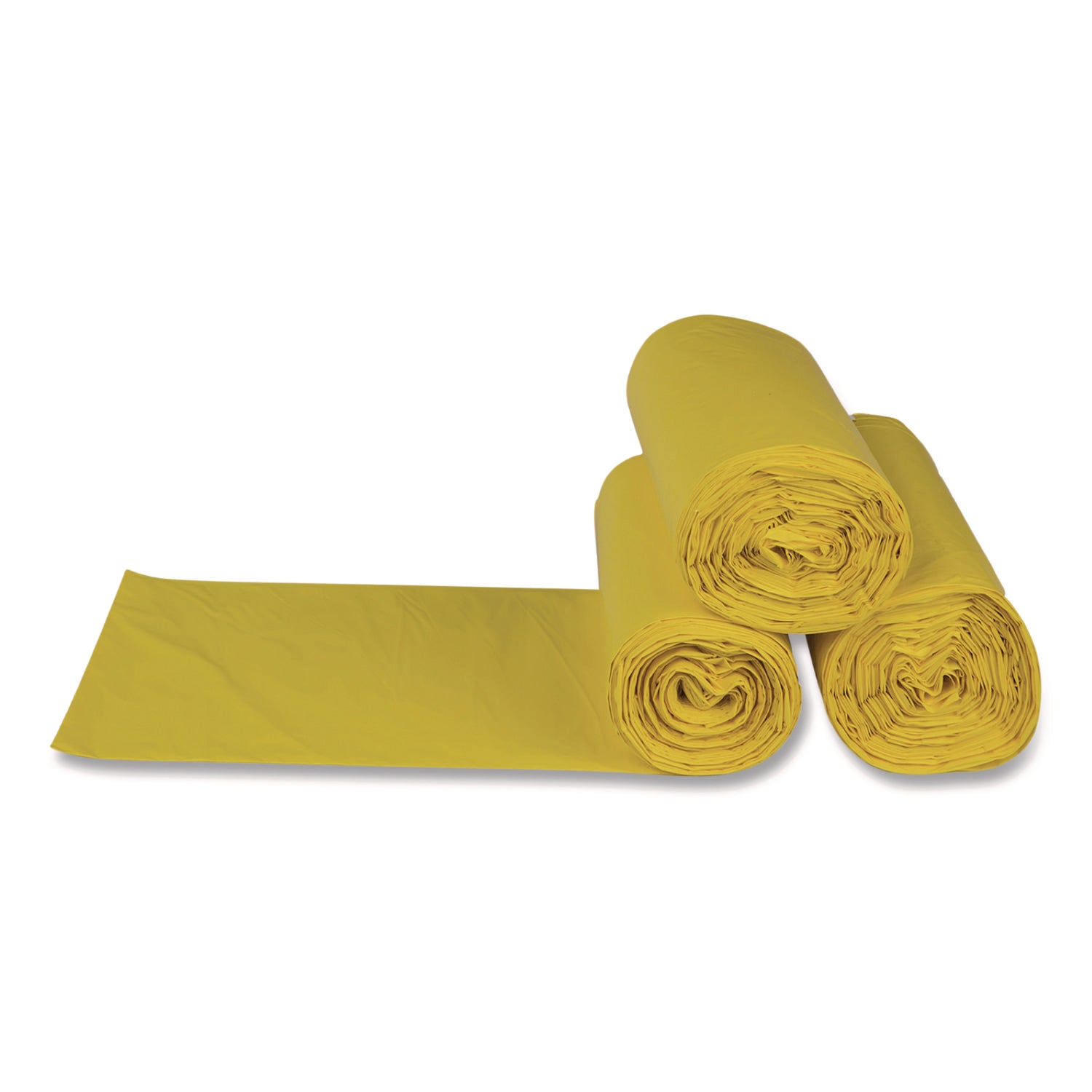 30X43 115 Mil Lldpe Yellow Can Liner 150/Cs