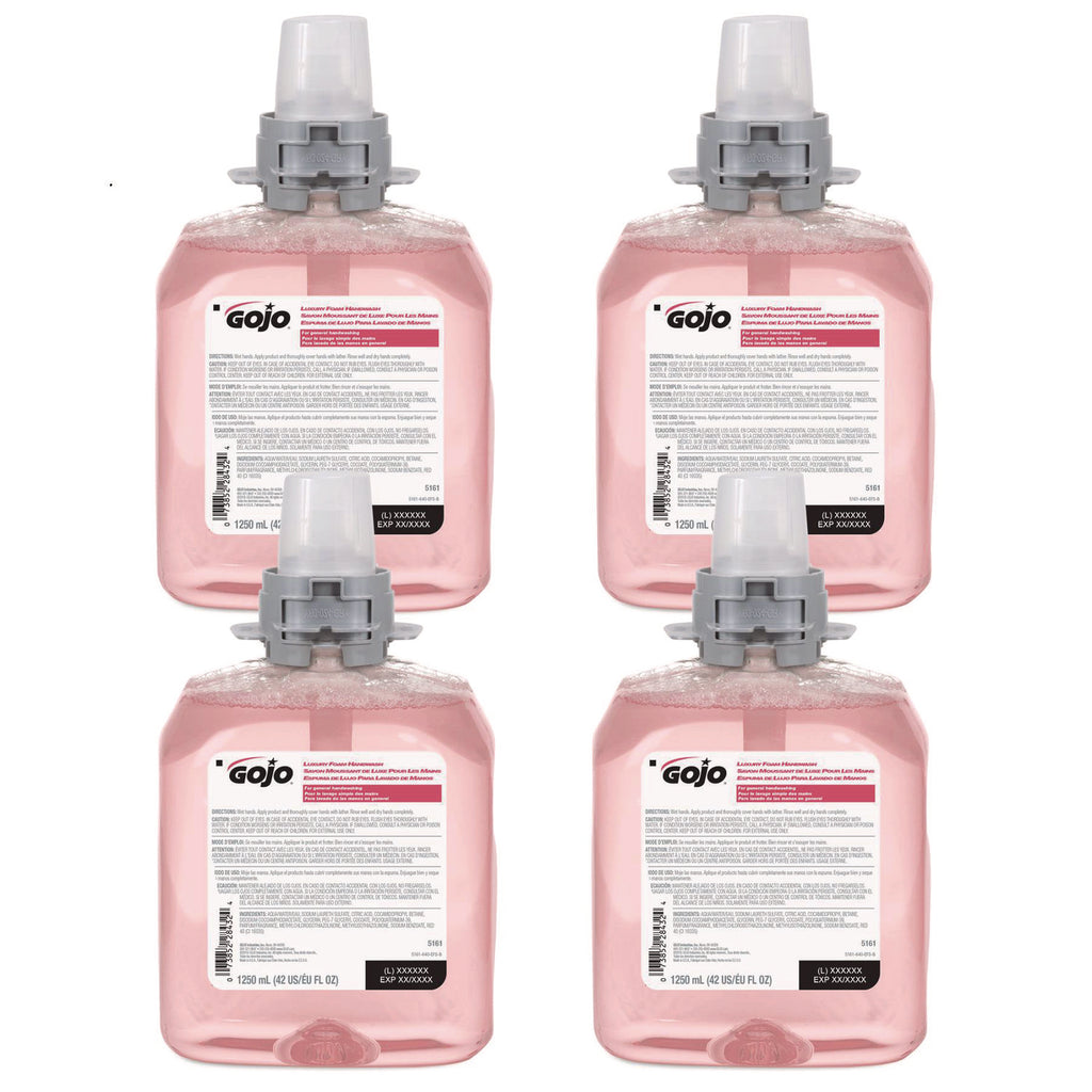 Luxury Foam Handwash Refill for FMX-12 Dispenser, Refreshing Cranberry, 1,250 mL, 4/Carton