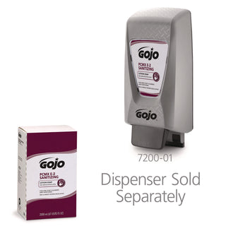 E2 Sanitizing Lotion Soap with PCMX, For Pro TDX Dispenser, Fragrance-Free, 2,000 mL Refill Bag-in-Box, 4/Carton