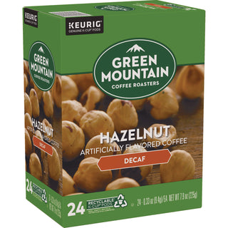 Hazelnut Decaf Coffee K-Cups, 24/Box