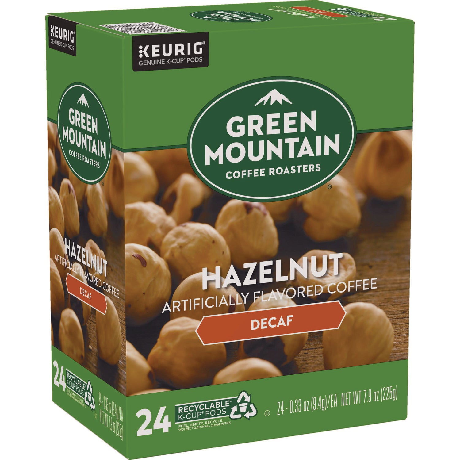 Hazelnut Decaf Coffee K-Cups, 96/Carton