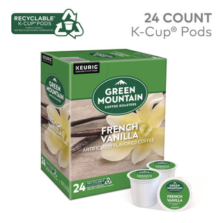 French Vanilla Coffee K-Cup Pods, 24/Box