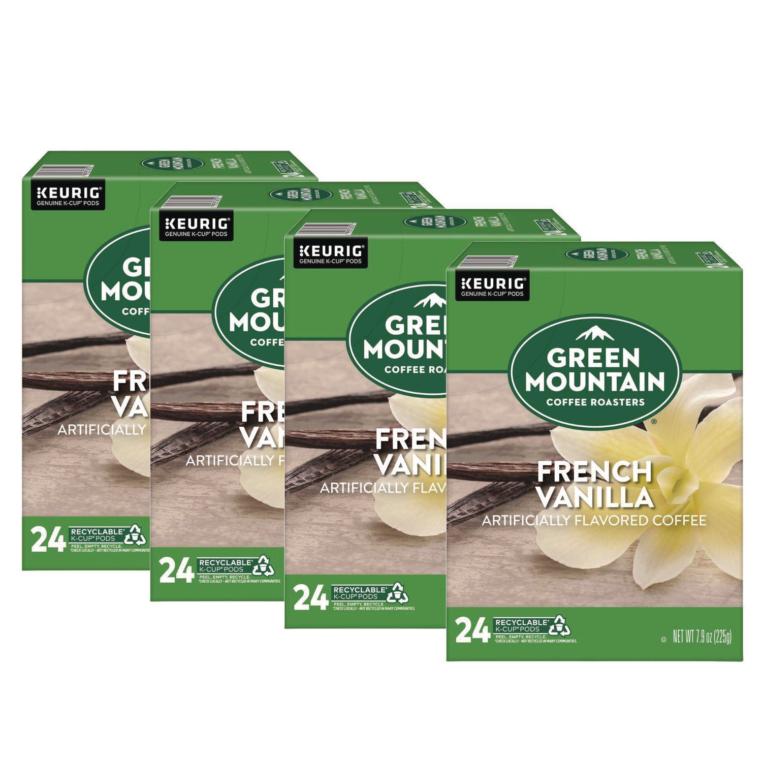 French Vanilla Coffee K-Cup Pods, 96/Carton