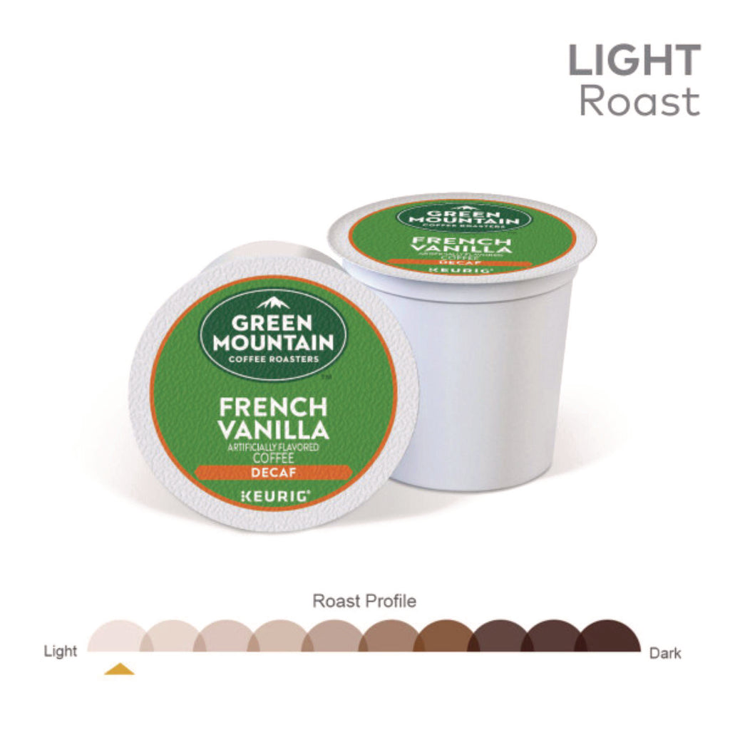 French Vanilla Decaf Coffee K-Cups, 24/Box