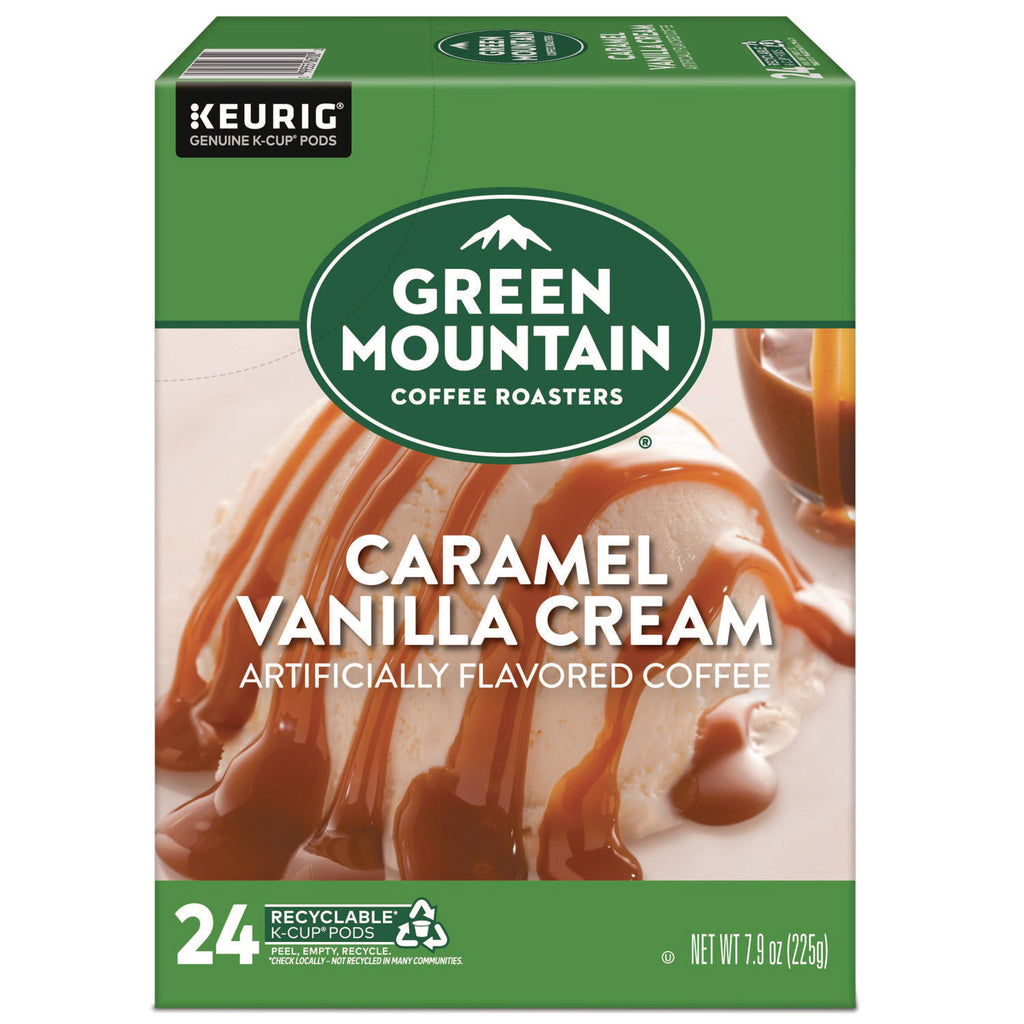 Caramel Vanilla Cream Coffee K-Cups, 24/Box