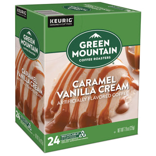 Caramel Vanilla Cream Coffee K-Cups, 24/Box