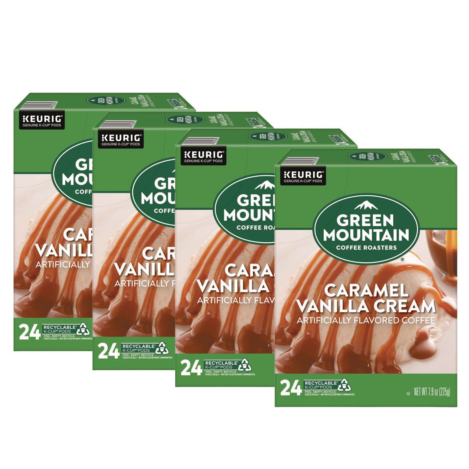 Caramel Vanilla Cream Coffee K-Cups, 96/Carton