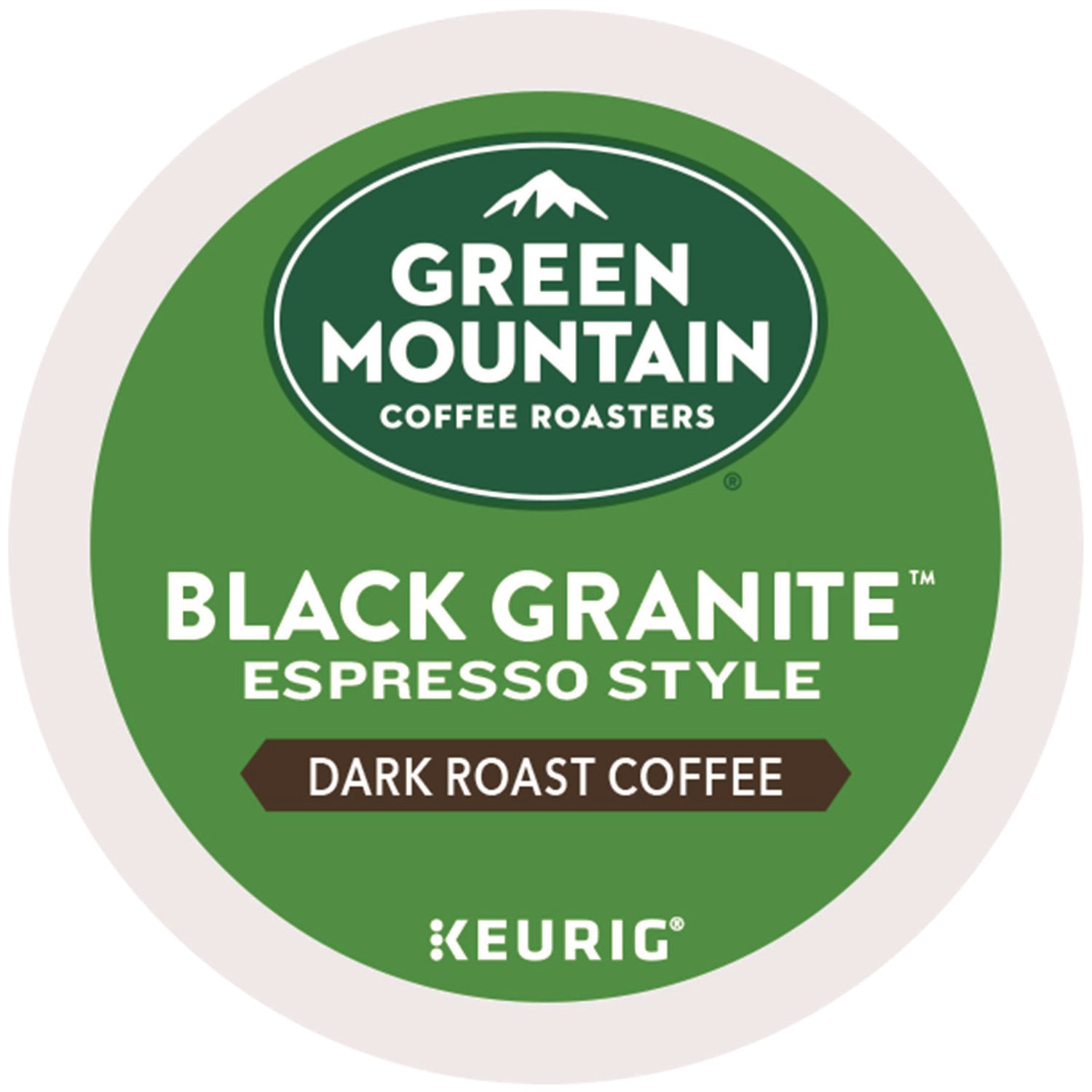Black Granite Espresso Style K-Cups, 24/Box